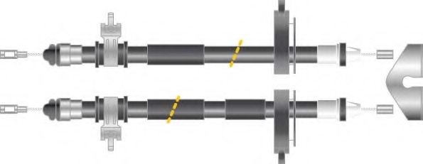 MGA CF5793 Cable, parking brake